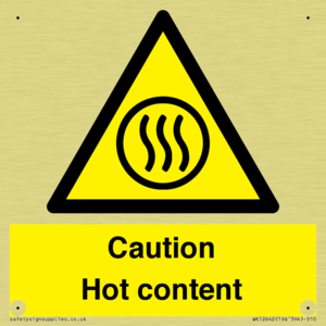 Caution Hot content